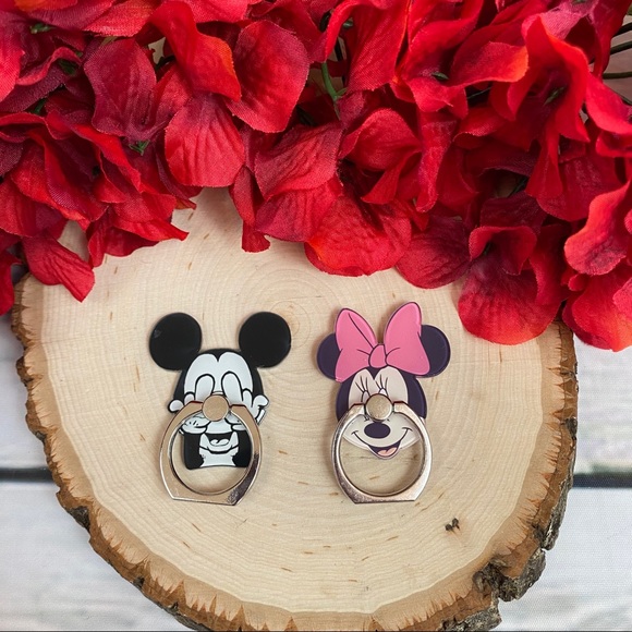 Mickey & Minnie Mouse Cell Phone Ring & Kickstand - Picture 4 of 8
